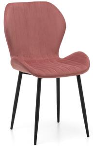 Krzesło tapicerowane różowe ART223C