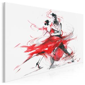 Tango - nowoczesny obraz na płótnie - 120x80 cm