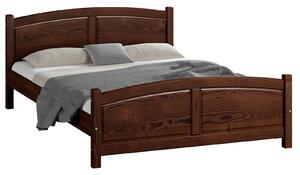 Łóżko drewniane Mela 140x200 orzech
