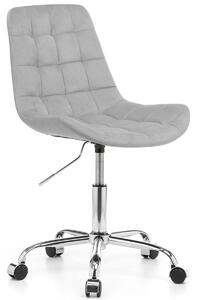 Krzesło obrotowe szare CL-590-3 welurowe