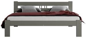 Łóżko ekologiczne drewniane Emilia 120x200 Szare