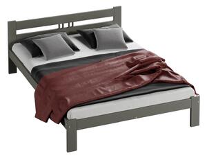 Łóżko ekologiczne drewniane Emilia 120x200 Szare