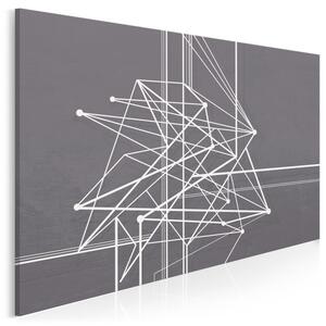 Trajektoria losu - nowoczesny obraz na płótnie - 120x80 cm