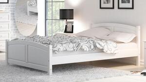 Łóżko drewniane Mela 180x200 z materacami piankowymi