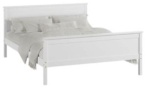 Łóżko drewniane Laris 140x200 białe