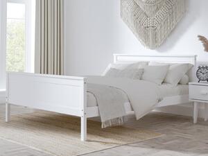 Łóżko drewniane Laris 140x200 białe