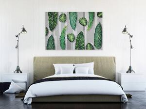 Zielono mi - nowoczesny obraz do salonu - 120x80 cm
