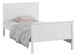 Łóżko drewniane Laris 90x200 białe
