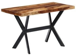Loftowy stół z drewna sheesham Kalis – brązowy