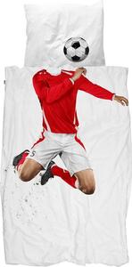 Pościel Soccer Champ 135 x 200 cm czerwony
