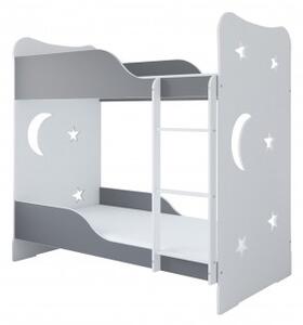 Łóżko piętrowe STARS bez szuflady