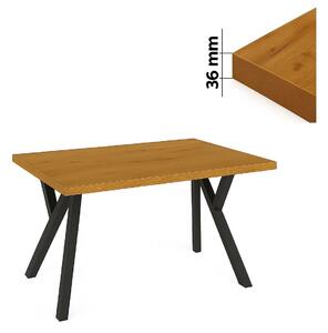 Stół 60x100 cm prostokątny nierozkładany, blat 3,6 cm, nogi Metalowe „ Y ” I ArtDHome