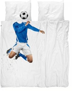 Pościel Soccer Champ 200 x 200 cm niebieska