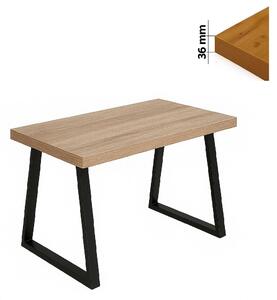 Stół 60x100 cm prostokątny nierozkładany, blat 3,6 cm, nogi Metalowe „ Trapez ” I ArtDHome