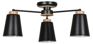 PERIOT 3 BLACK 476/3 plafon żyrandol sufitowy w stylu skandynawskim czarny