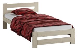 Łóżko drewniane Kada 90x200 EKO Sosna bielona