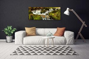 Obraz Canvas Wodospad Skały Nature
