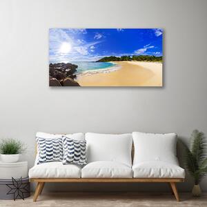 Obraz Canvas Słońce Morze Plaża Krajobraz