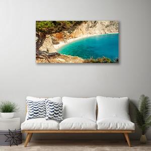 Obraz Canvas Zatoka Morze Skały Plaża