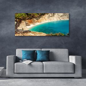 Obraz Canvas Zatoka Morze Skały Plaża
