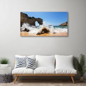 Obraz Canvas Plaża Morze Fale Krajobraz