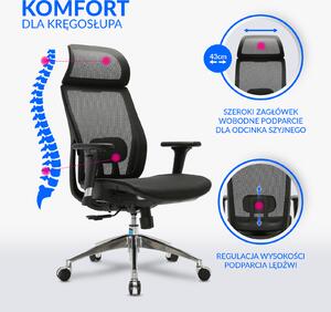 Fotel ergonomiczny ANGEL biurowy obrotowy gregO