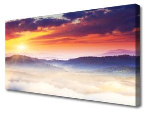 Obraz Canvas Góra Słońce Krajobraz