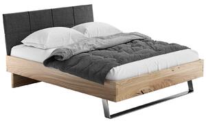 Łóżko dębowe 160x200cm industrialne Teramo