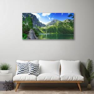 Obraz Canvas Góra Jezioro Przyroda