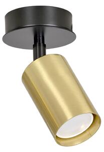ZEN 1 BLACK 622/1 spot sufitowy reflektor halogen LED regulowany czarno-złoty