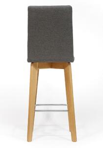 Krzesło dębowe tapicerowane NK-33 barowe