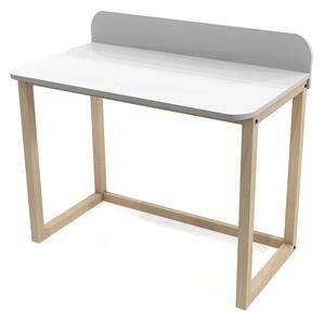 Białe biurko dla 6 latka, dla przedszkolaka - Zarun 3X