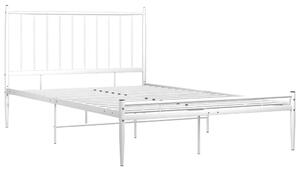 Białe metalowe łóżko industrialne 140x200 cm - Aresti