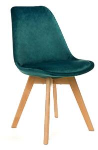 MebleMWM Krzesło skandynawskie ART132C | Welur | Morski #37 | Outlet