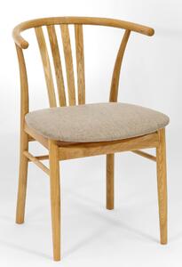 Krzesło dębowe tapicerowane gięte NK-46