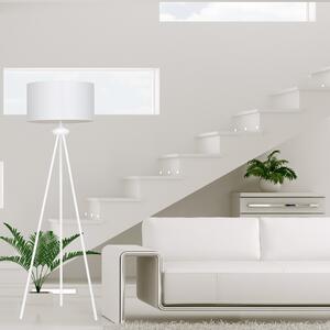 GRAND LP1 WHITE / WHITE 566/2 lampa podłogowa biała duży biały abażur