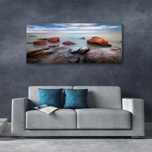 Obraz Canvas Kamienie Morze Krajobraz