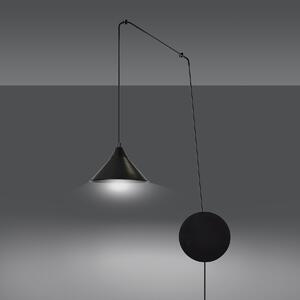 ABRAMO 1 BLACK 160/1 lampa sufitowa wisząca regulowana najnowszy design czarna loft