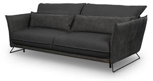 Sofa MEDIOLAN - Rodeo Antracite Black