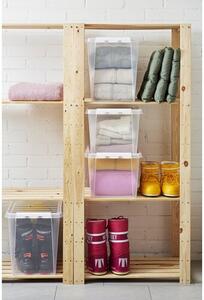 SmartStore Pojemnik z białymi klipsami Classic, 52l, 52 l