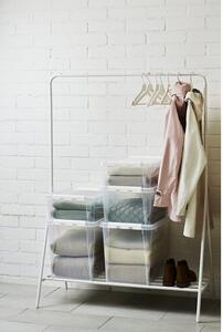 SmartStore Pojemnik z białymi klipsami Classic, 52l, 52 l