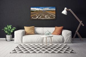 Obraz Canvas Droga na Pustyni Autostrada