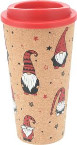Kubek z plastikową pokrywką, 500 ml, 9 x 18 cm