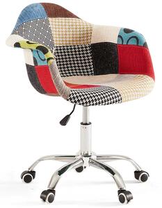 MebleMWM Krzesło obrotowe ART105C patchwork
