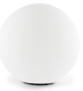 Lightcraft Shineball L, kula świetlna, lampa ogrodowa, 40 cm, kolor biały