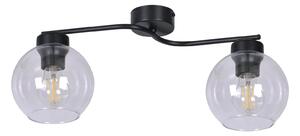 Podwójna lampa sufitowa z przezroczystymi kloszami - A796 R0-S33