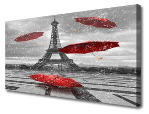 Obraz Canvas Wieża Eiffla Paryż Parasolka