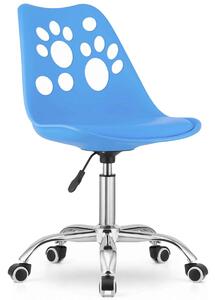 Krzesło obrotowe niebieskie PRINT 3736 1szt