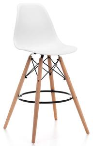 EMWOmeble Krzesło hoker MSA074 białe