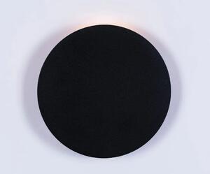 Czarny okrągły metalowy kinkiet 20 cm - A793 S4-E03